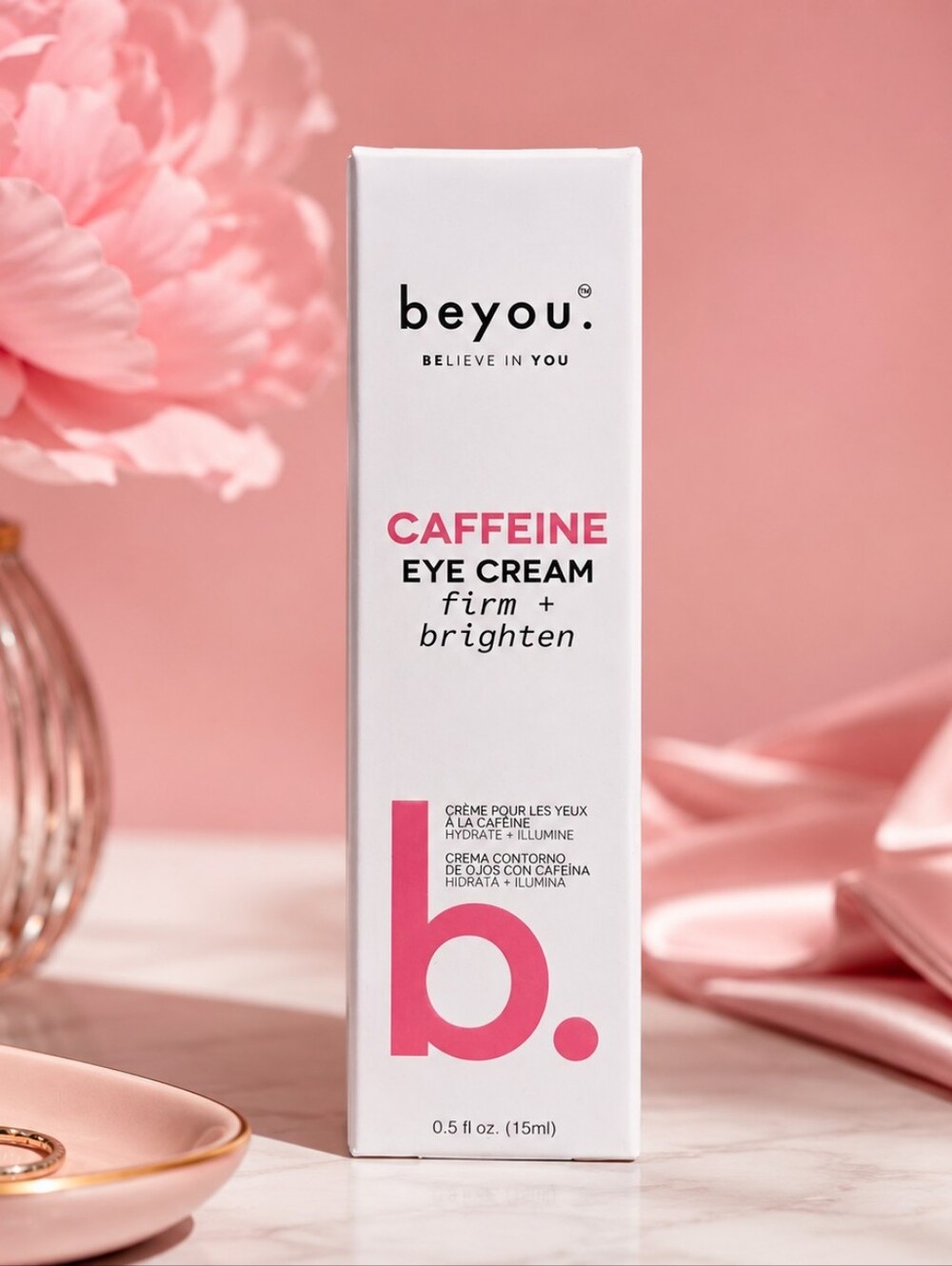 💕 beyou. Caffeine‎ Eye Cream – Firm + Brighten New in Box | 0.5 oz (15 ml)